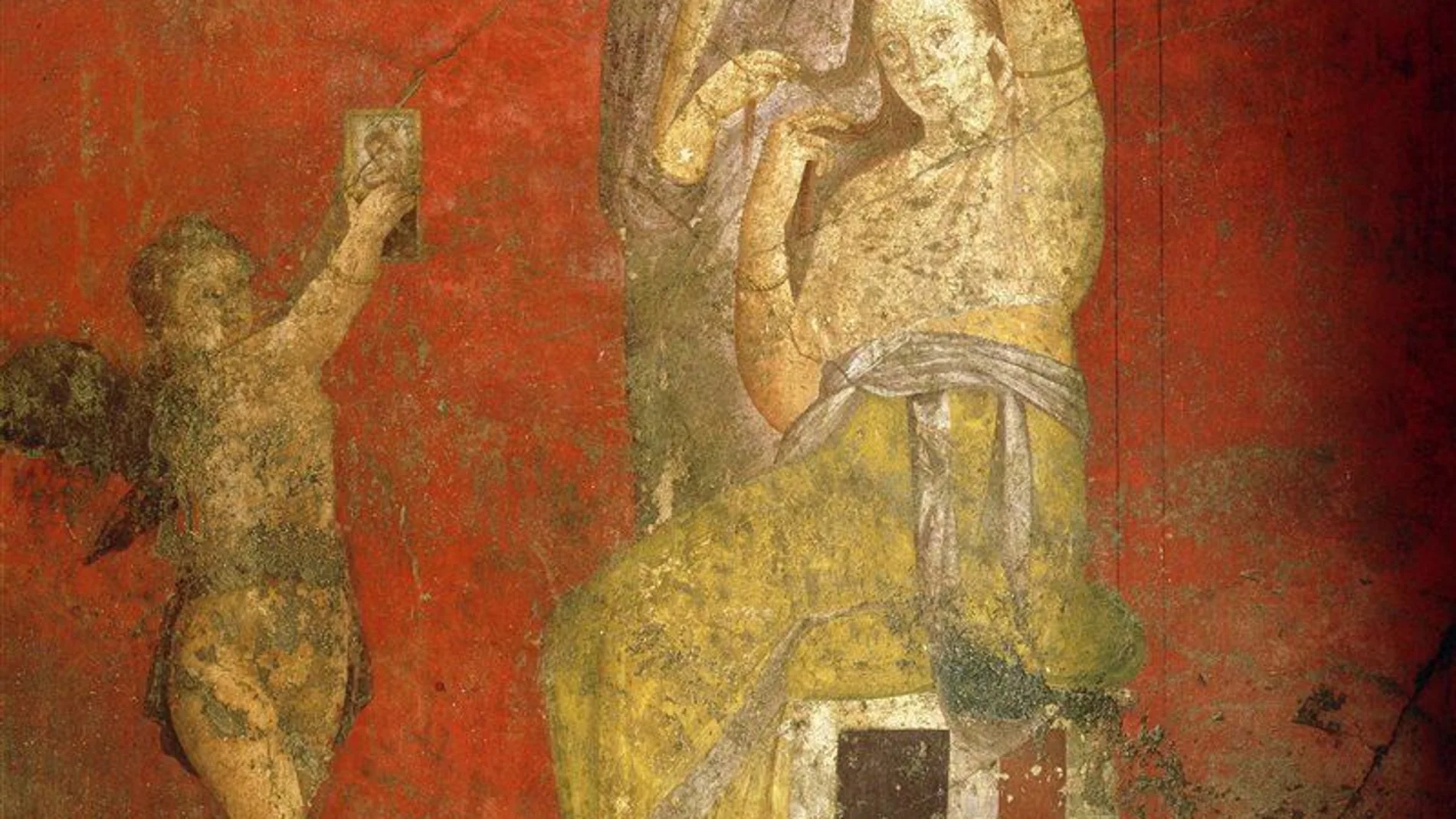 Un fresco de Pompeya presenta un espejo como objeto cotidiano