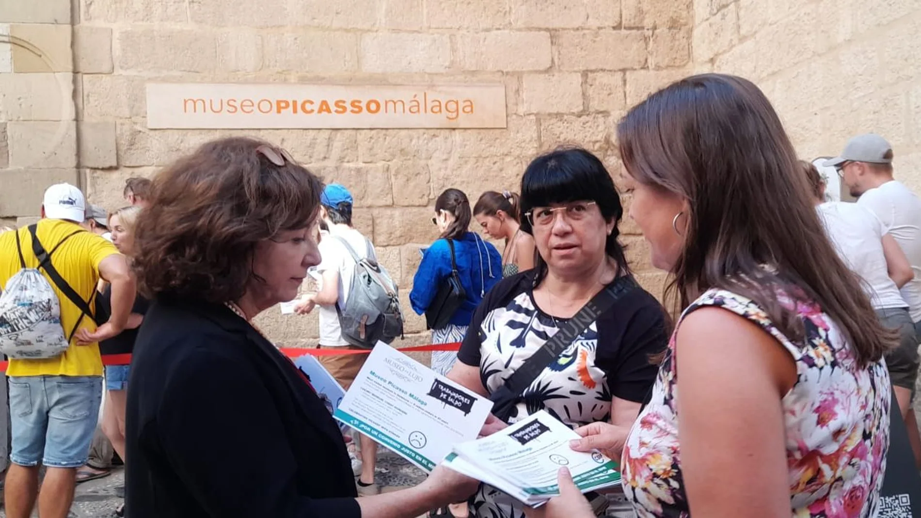 Segundo día de huelga en el Museo Picasso Málaga