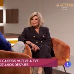 Terelu Campos en "La Plaza" de TVE