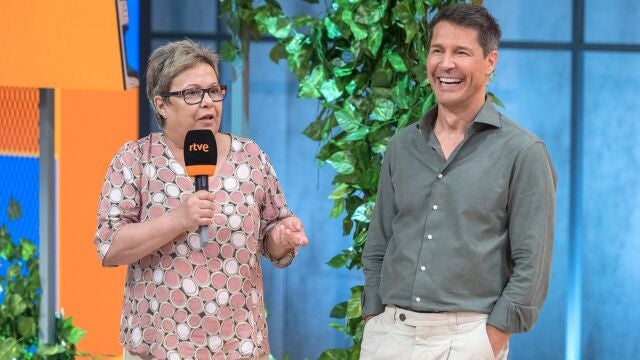 Pepa Jiménez con Jaime Cantizano
