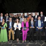 Foto de familia de los premiados en la séptima edición de los Premios Gastro&Cía de LA RAZÓN