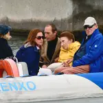 El rey Juan Carlos disfruta de un día en familia junto a su hermana Margarita y sus sobrinos