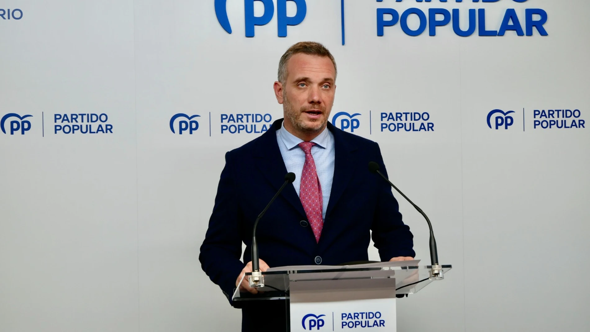 El vicesecretario de Comunicación, Organización y Electoral del Partido Popular de la Región de Murcia, Joaquín Segado