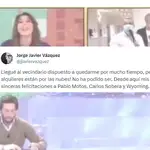Tweet Jorge Javier Vázquez