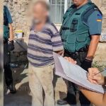 Momento de la detención del agresor