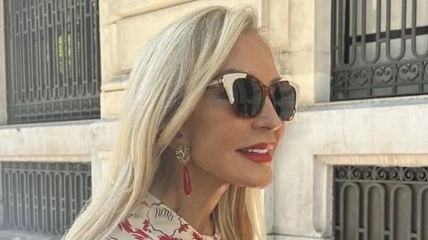 Carmen Lomana con vestido de Prada