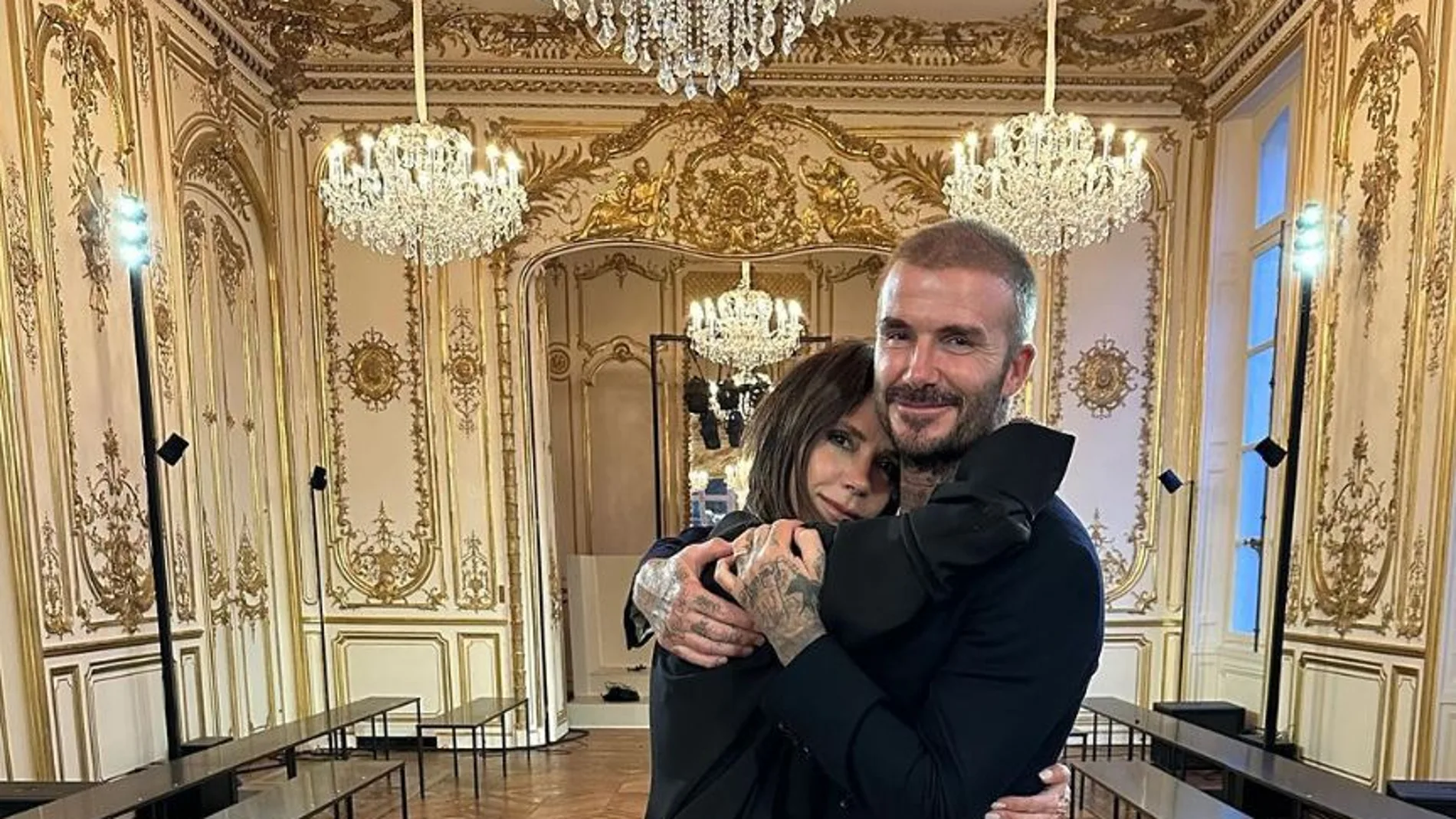 David Beckham y su mujer Victoria