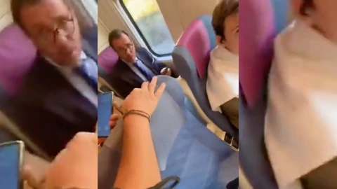 Nuevo vídeo del altercado entre Óscar Puente y Lucas Burgueño
