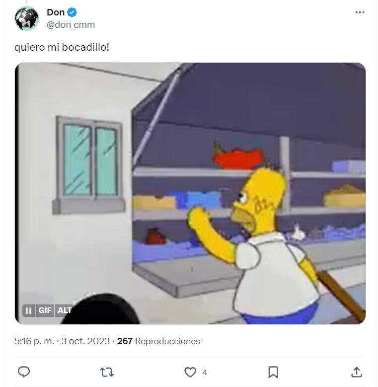 Tweet de un usuario