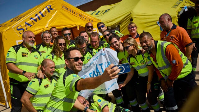 Samur-Protección Civil, el servicio de emergencias extrahospitalarias del Ayuntamiento de Madrid, ha quedado acreditado para poder prestar ayuda internacional sin depender de esferas superiores, después de que este martes la Organización Mundial de la Salud (OMS) le haya certificado como 'Emergency Medical Team 1 fixed' (EMT1 Fijo). Es el primer servicio municipal de emergencias del mundo en conseguir esta certificación. © Alberto R. Roldán / Diario La Razón. 03 10 2023