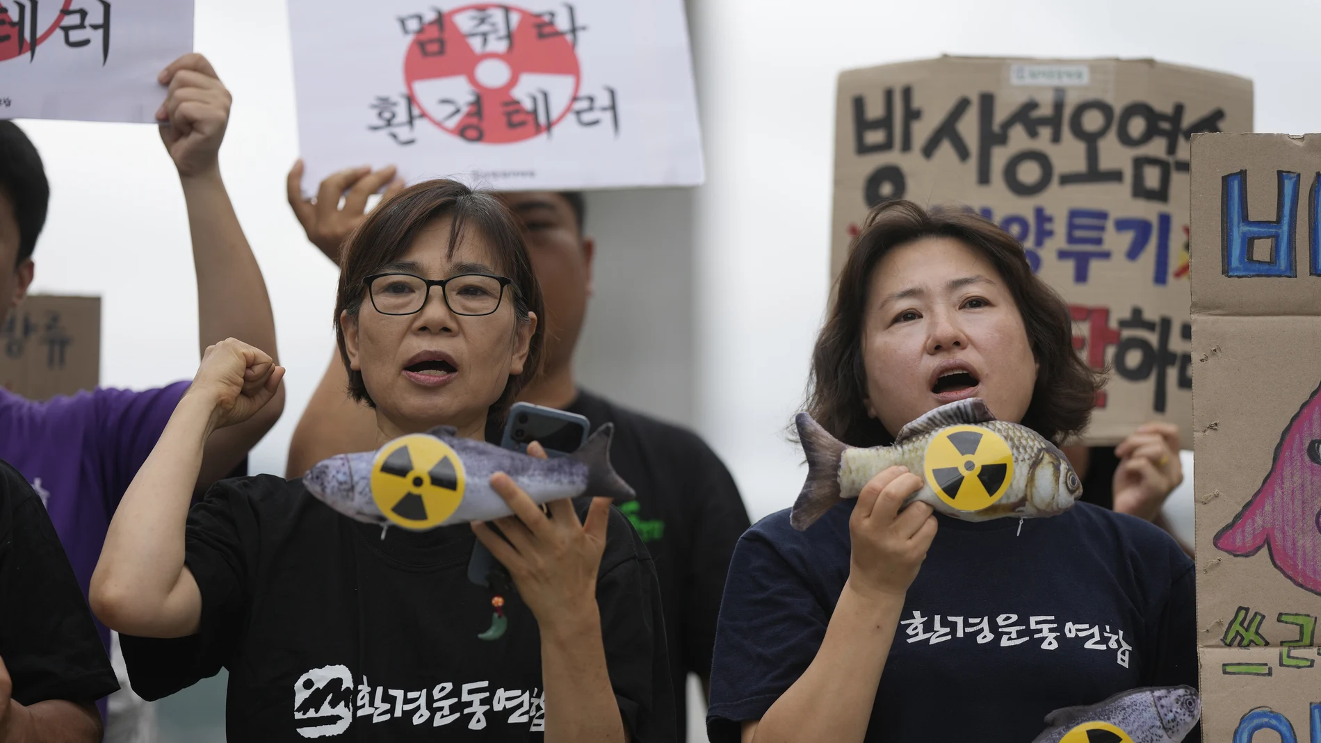 El primer vertido de Fukushima provocó fuertes protestas en Corea del Sur y China