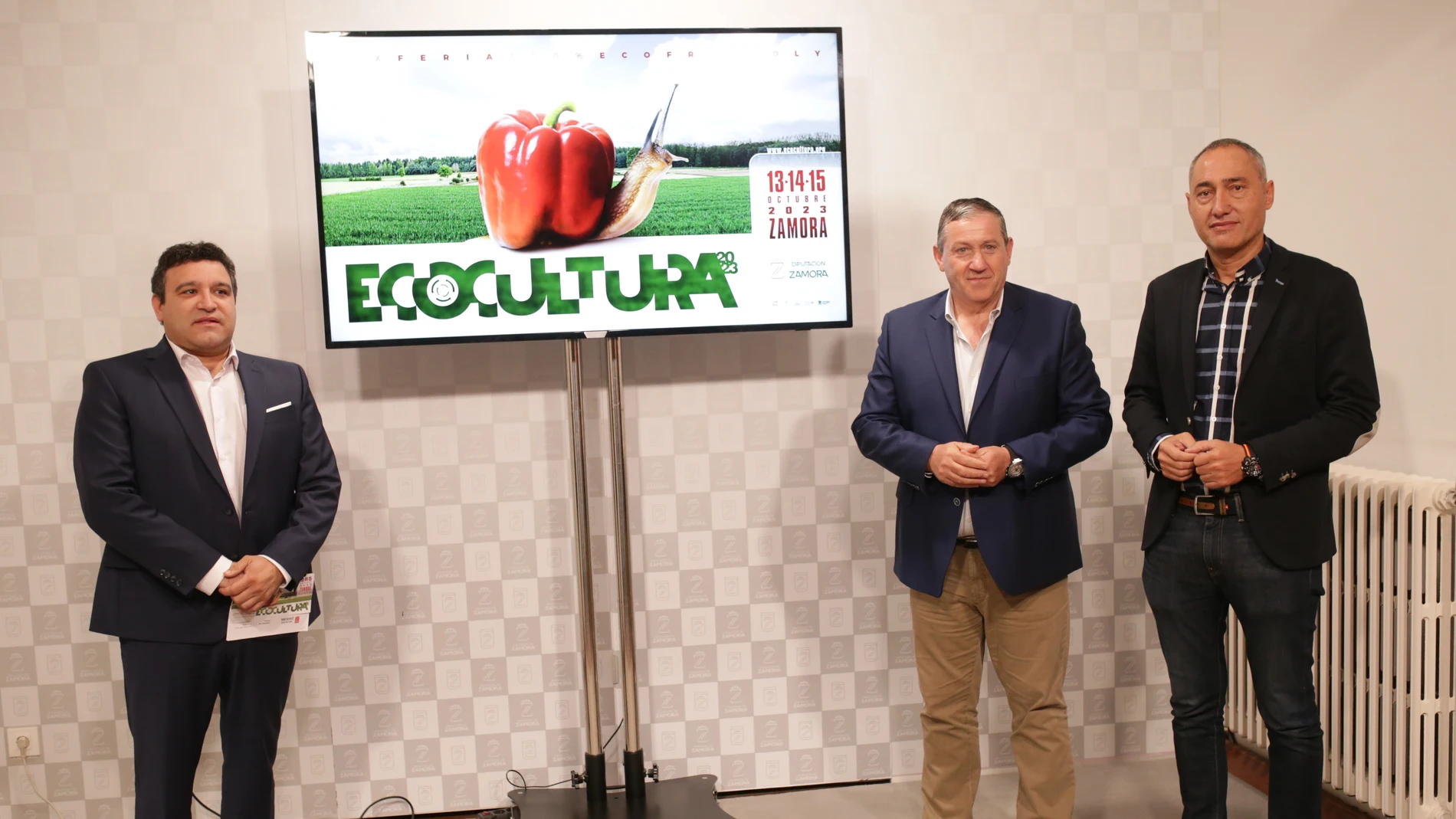 El presidente de la Diputación de Zamora, Javier Faúndez,, presenta la XIX Feria Hispanolusa de Productos Ecológicos ‘Ecocultura 2023’