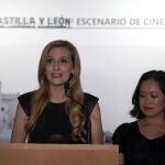 La viceconsejera de Política Cultural, Mar Sancho, presenta la exposición "Castilla y León, un escenario de cine"