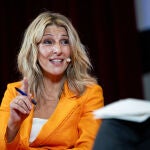 Yolanda Díaz participa en un foro del Club Vanguardia
