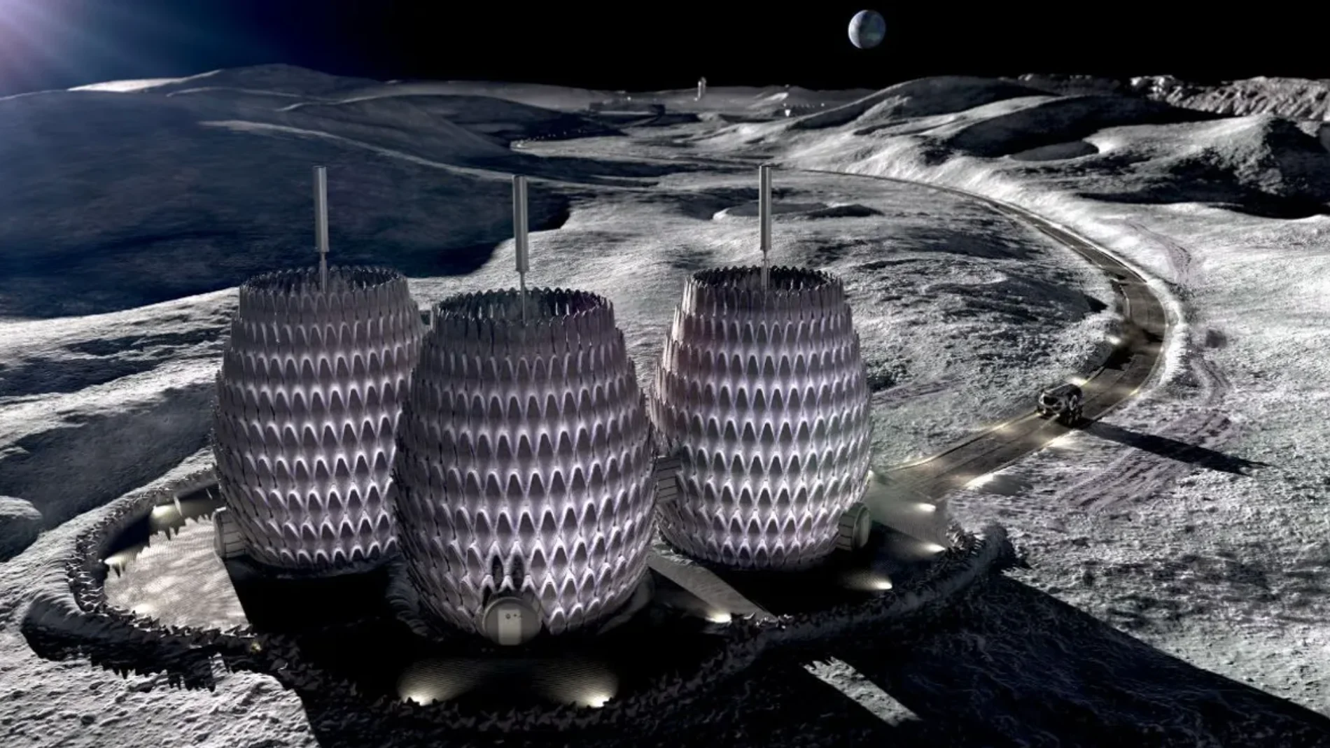 La NASA trabaja en casas lunares para 2040