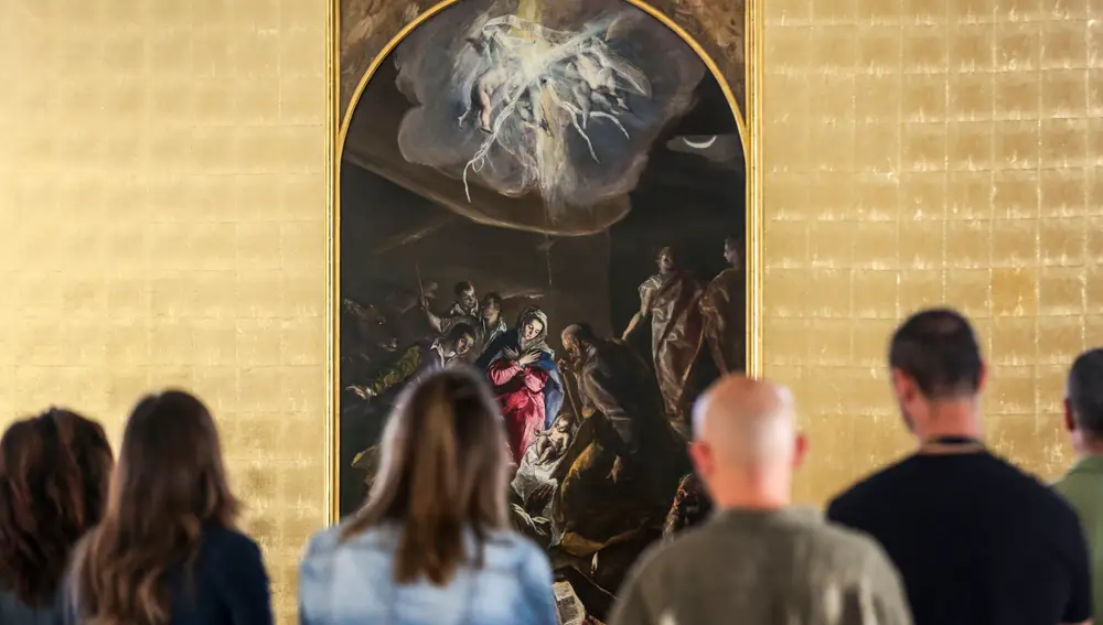&quot;La adoración de los pastores&quot;, de El Greco, recibe a los visitantes para dialogar con la &quot;interacción&quot; de Sehgal