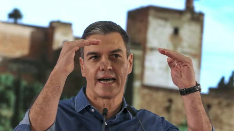 El presidente del Gobierno en funciones, Pedro Sánchez participa este sábado en un acto del PSOE celebrado en Granada.