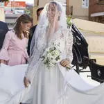 El vestido de novia de Carolina Monje.