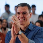 Pedro Sánchez participa en un acto público 