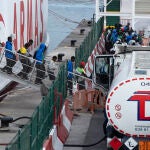 Llegada a Tenerife de inmigrantes derivados desde El Hierro