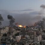  Vista del ataque israelí sobre Gaza