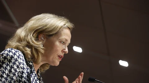 La vicepresidenta primera del Gobierno en funciones, Nadia Calviño.