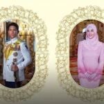 Abdul Mateen, príncipe de Brunei y su prometida