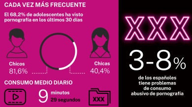 Alertan de que abusar del porno provoca daño neurológico grave