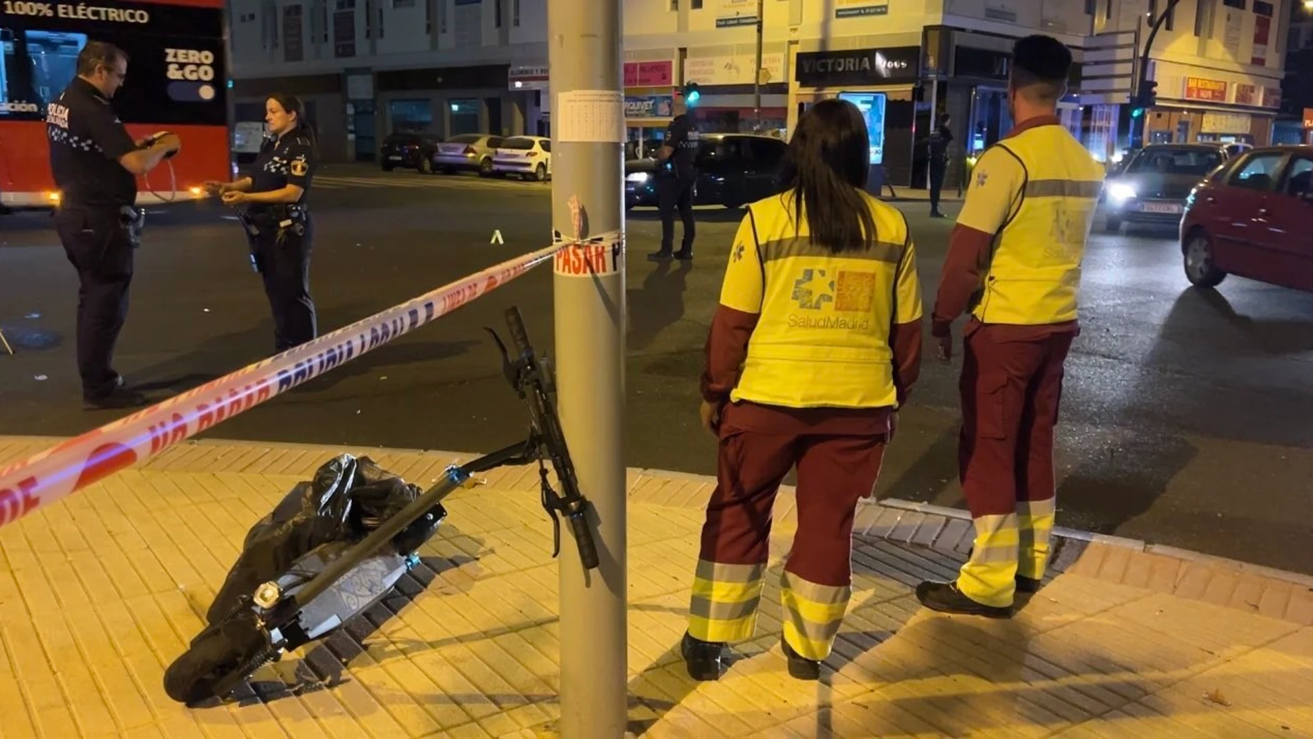 MADRID.-Sucesos.- Herido de gravedad un hombre tras ser atropellado mientras circulaba en un patinete eléctrico en Fuenlabrada