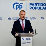 El vicesecretario de Organización, Comunicación y Electoral del PPRM, Joaquín Segado