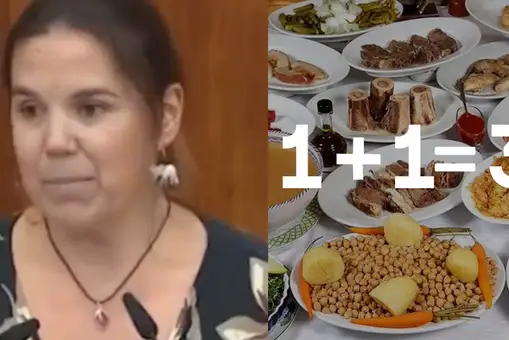 La diputada en la Asamblea de Madrid de Más Madrid, Alodia Pérez: “Si yo me como dos cocidos y usted uno, la media dirá que nos hemos comido dos cocidos cada uno”