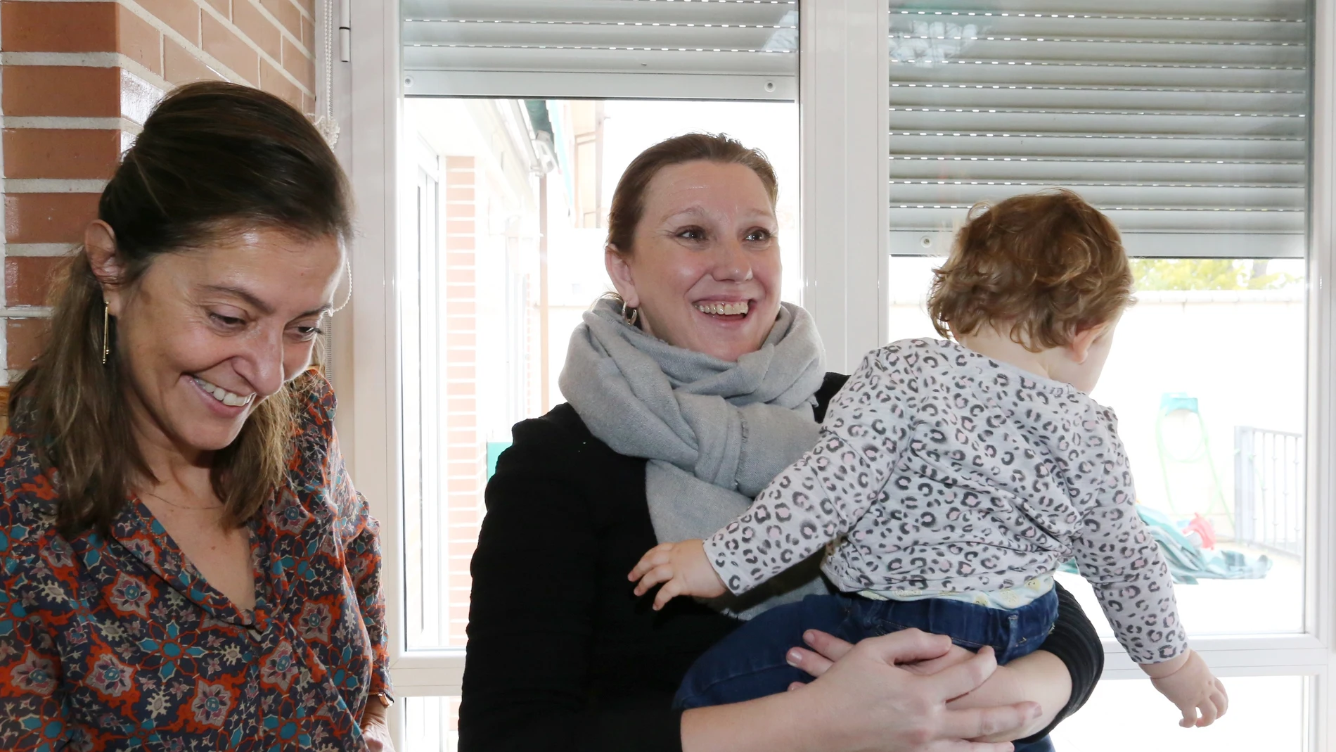 La consejera Isabel Blanco visita un centro de acogida de Castilla y León