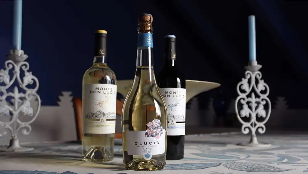 Tres de los diversos vinos elaborados por Movialsa