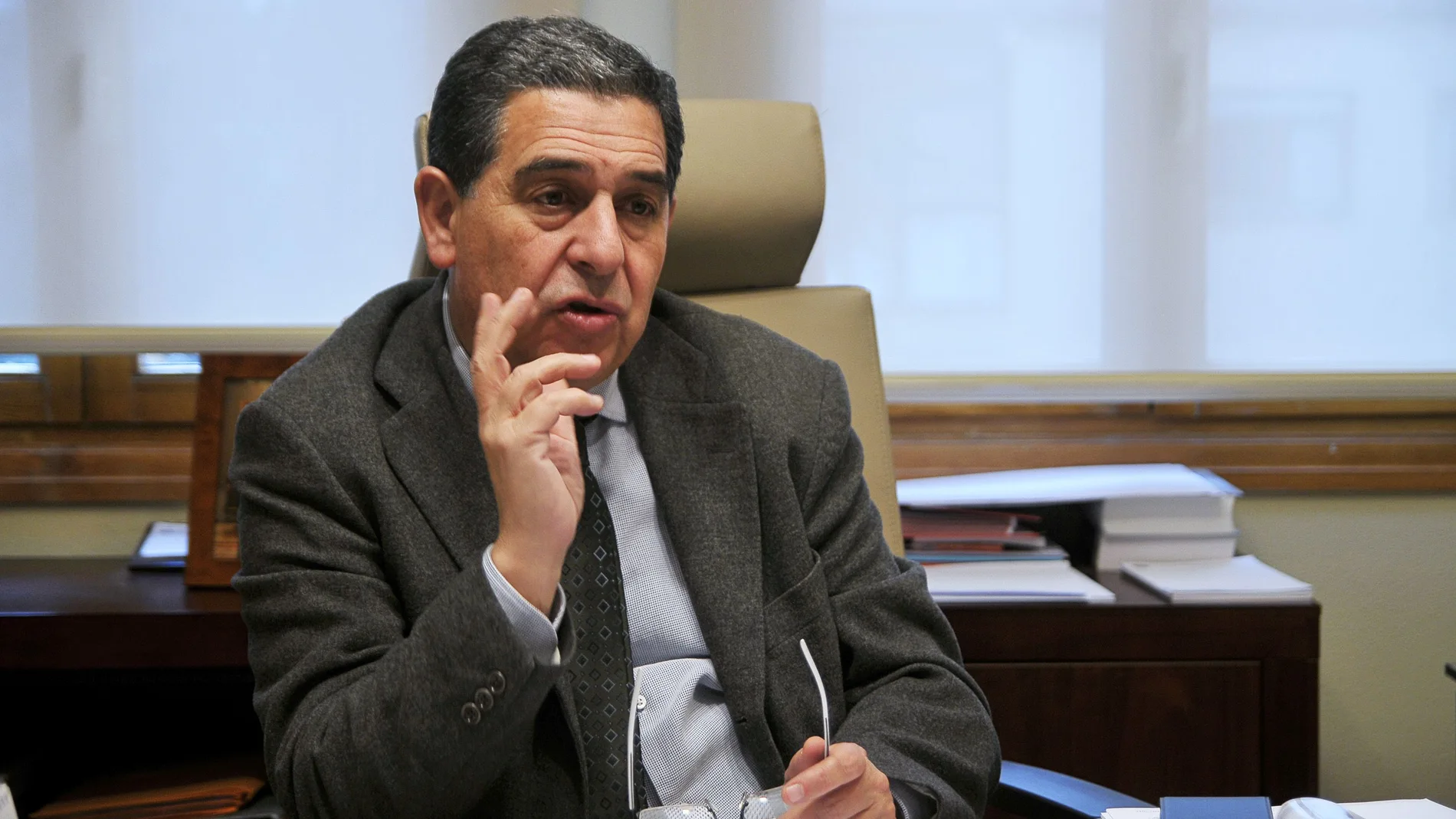 El presidente del CACYL, Julio Sanz Orejudo