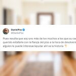 El cómico Daniel Fez denuncia intento de estafa de su casero con la fianza del piso