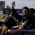 El candidato populista argentino, Javier Milei