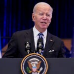 El presidente Joe Biden pronuncia un discurso sobre la guerra entre Israel y Hamás tras reunirse con el primer ministro israelí Benjamin Netanyahu