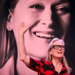La actriz estadounidense Meryl Streep, Premio Princesa de Asturias de las Artes 2023, mantiene este miércoles 