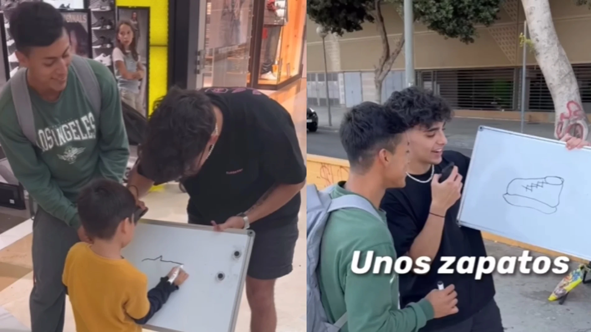 El tiktoker Alejandro Villamizal con varios jóvenes