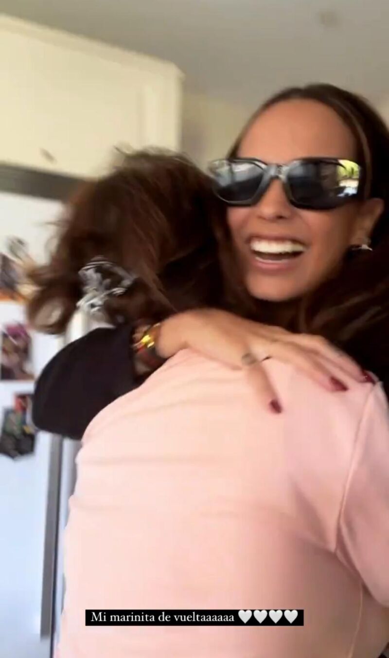 Glroia Camila se reencuentra con Marina después de unas semanas separadas