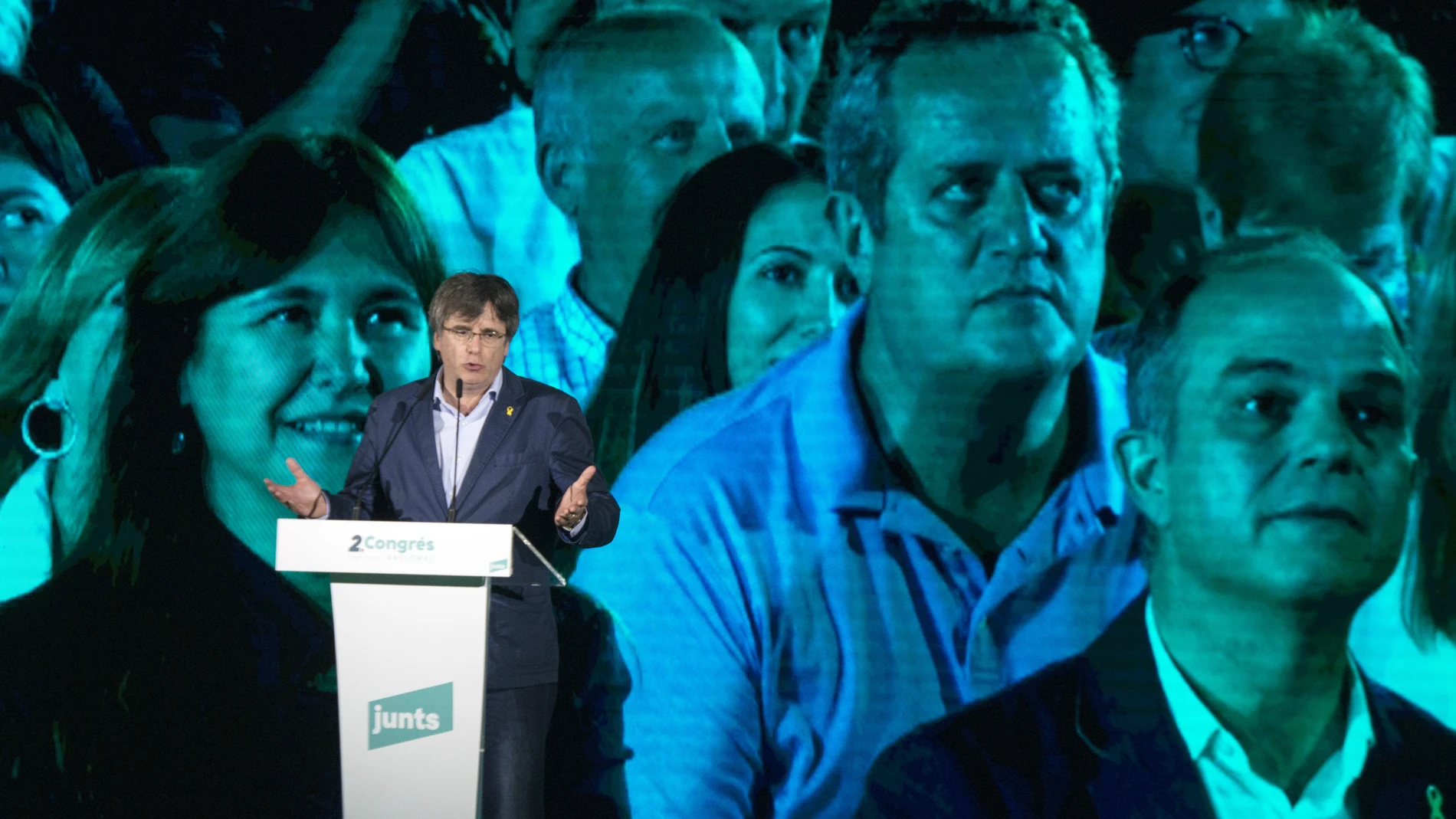 Puigdemont se ha reunido este viernes con dirigentes de Junts en el sur de Francia