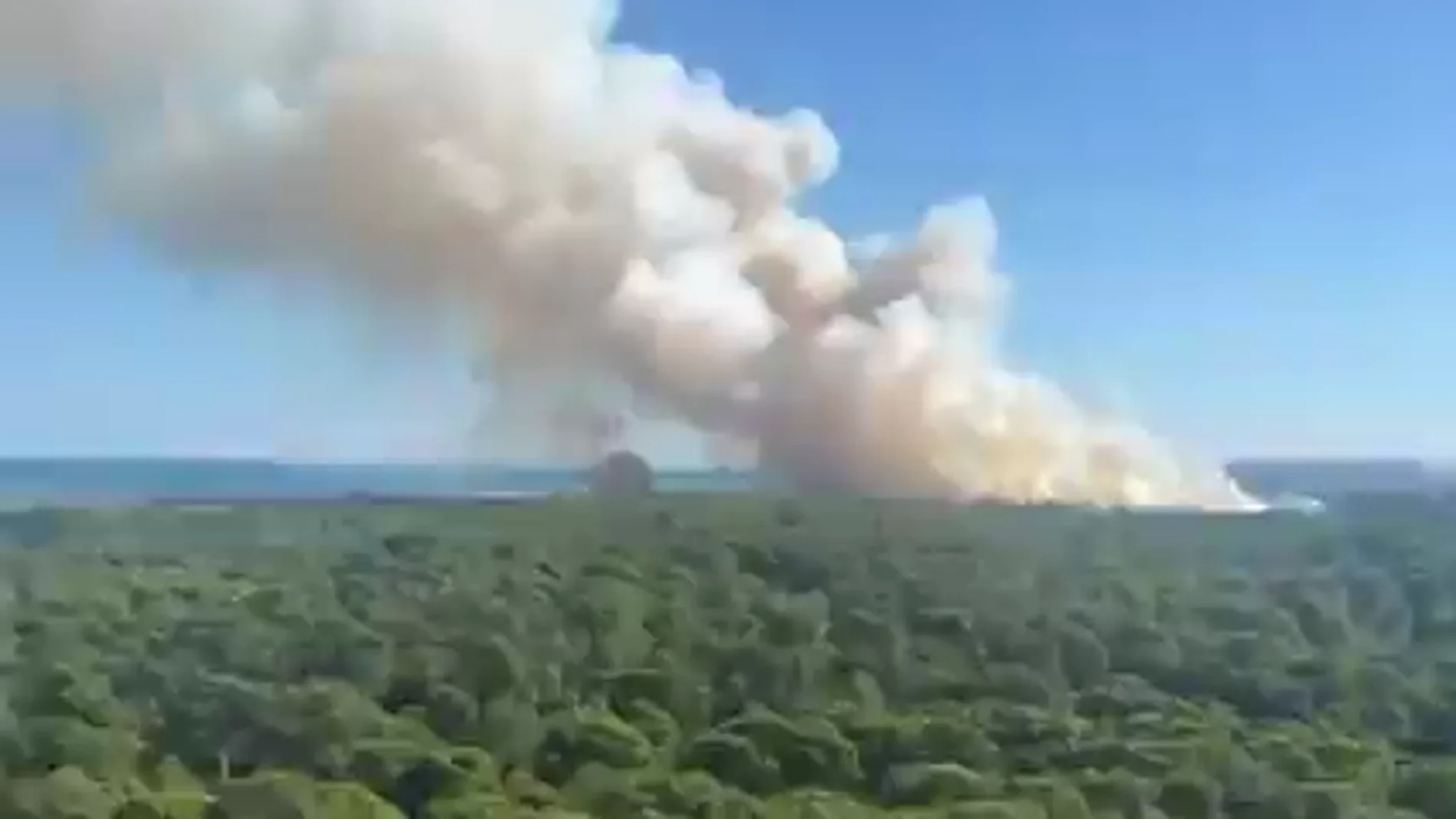 Nuevo incendio forestal en El Saler