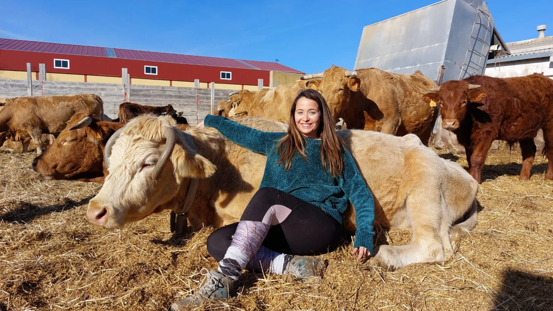 Miriam Delgado, agricultora y ganadera de Villaquirán de la Puebla