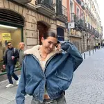 Alba Díaz con chaqueta de mango