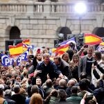 El presidente del PP, Alberto Núñez Feijóo, participa este domingo en Toledo en un acto público en defensa de la igualdad de todos los españoles, ante una posible ley de amnistía.