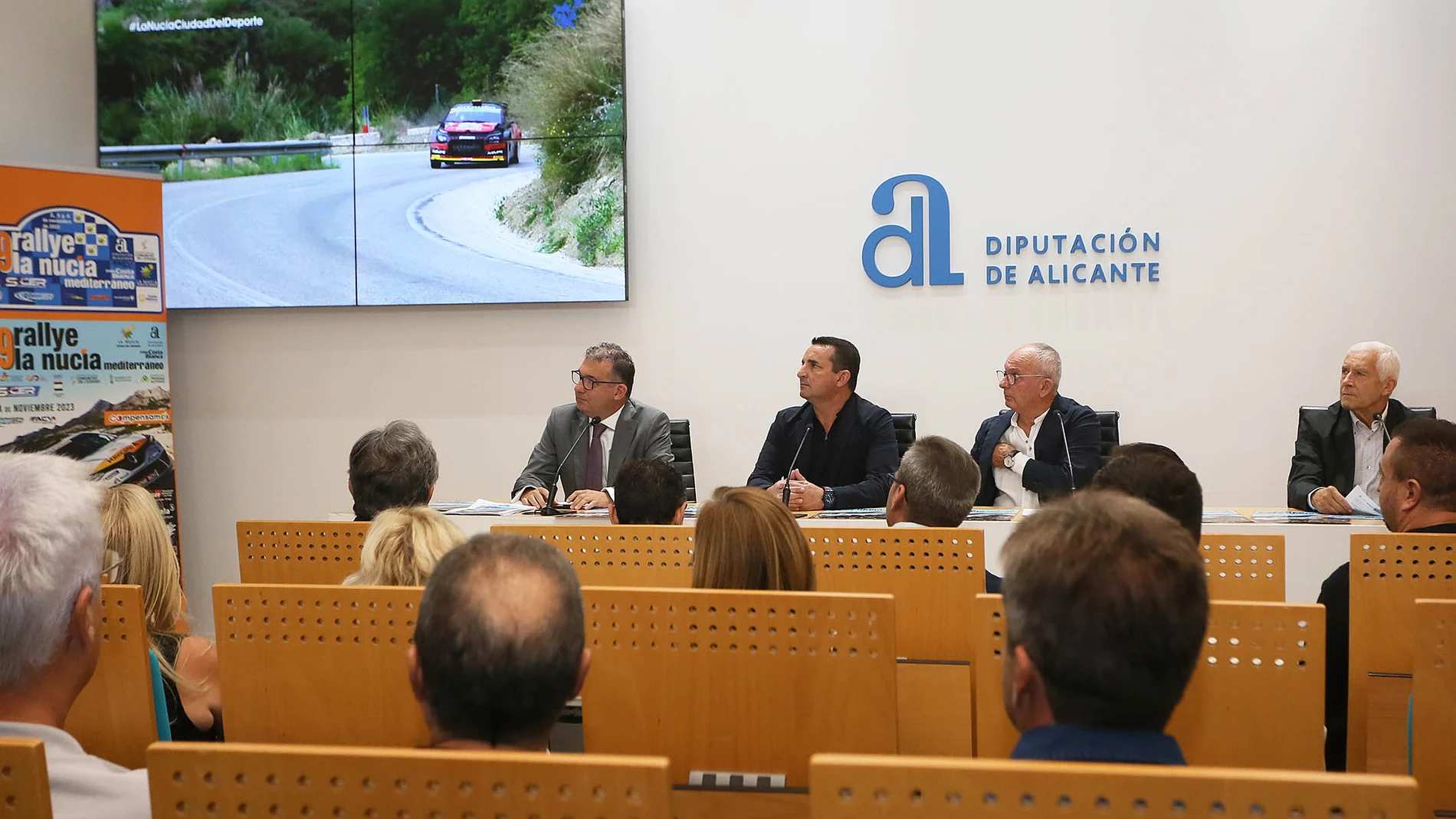 Presentación hoy en Alicante del 29 Rallye La Nucía Trofeo Mediterráneo.