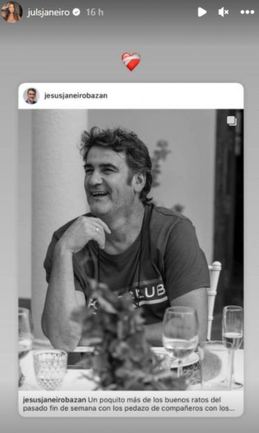 Jesulín de Ubrique en un story de Julia Janeiro