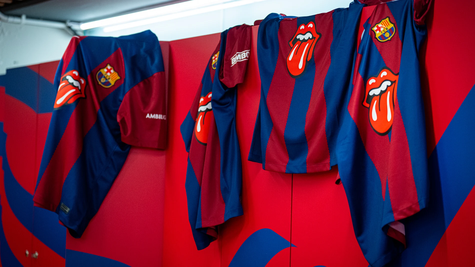La camiseta exclusiva del FC Barcelona y los Rolling Stones