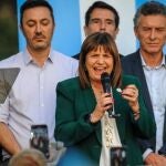 Patricia Bullrich durante un acto de la campaña electoral