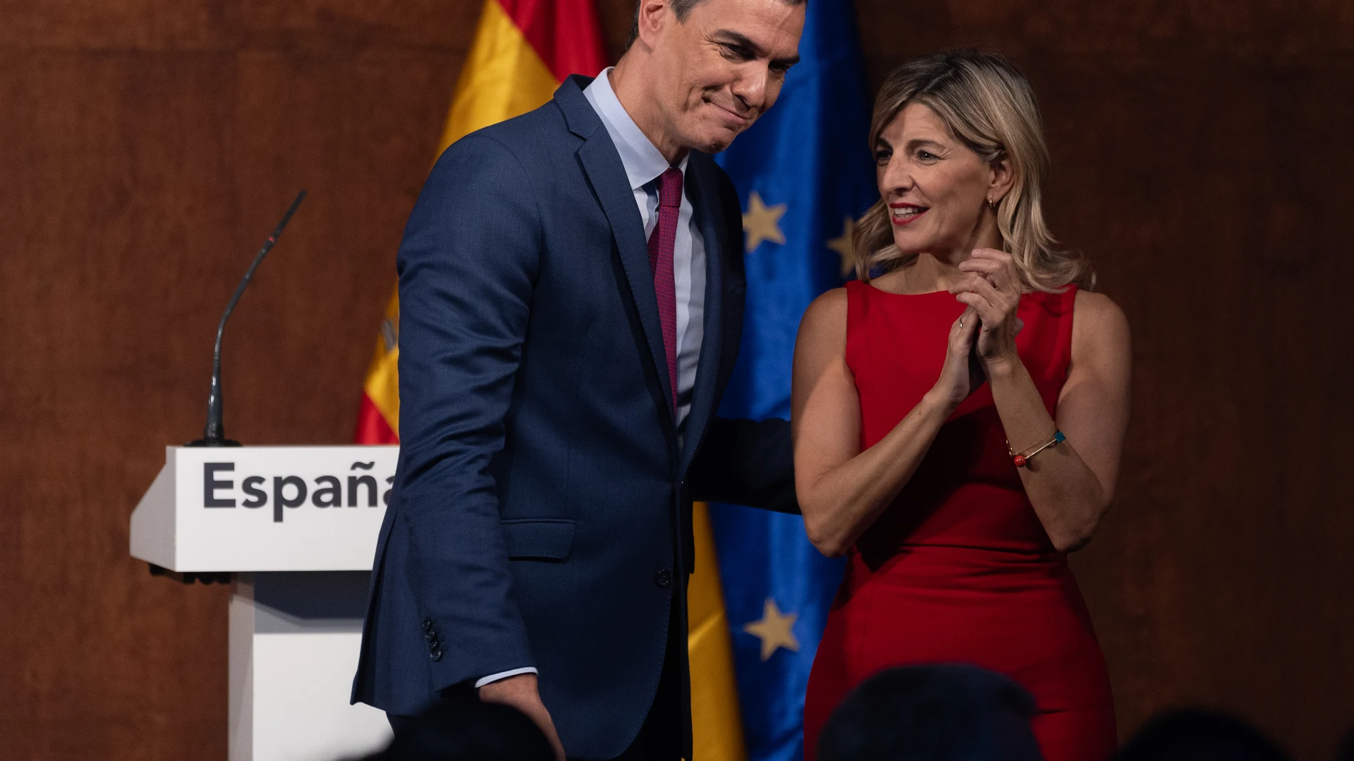 AMP.- Sánchez y Díaz dan por hecho que habrá Gobierno y completará la legislatura: "Vamos a estar cuatro años más"